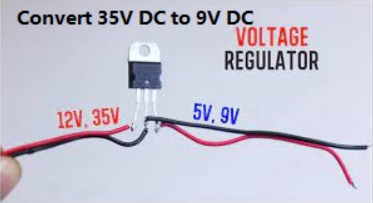 Convert 35V DC to 9V DC Using 7809 Voltage Regulator.png