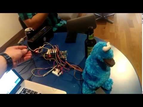 Cookie Monster - 3rd place in Intel IoT hackathon in NYC 2015