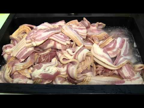 Cooking and storing 36 lbs of bacon