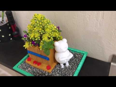 Cool Teddy Bear Planter Pot