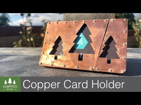 Copper &amp;amp; Wood Business Card Holder || How To