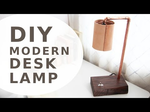 Copper Desk Light w/ LED Bulb