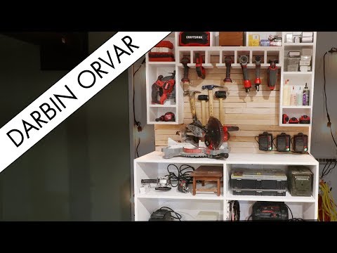 Cordless Drill Charging Tool Wall and Storage Rack