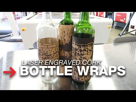 Cork Bottle Wraps | Wine Bottle Lables | Laser engraved cork