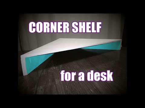 Corner Shelf for a Desk