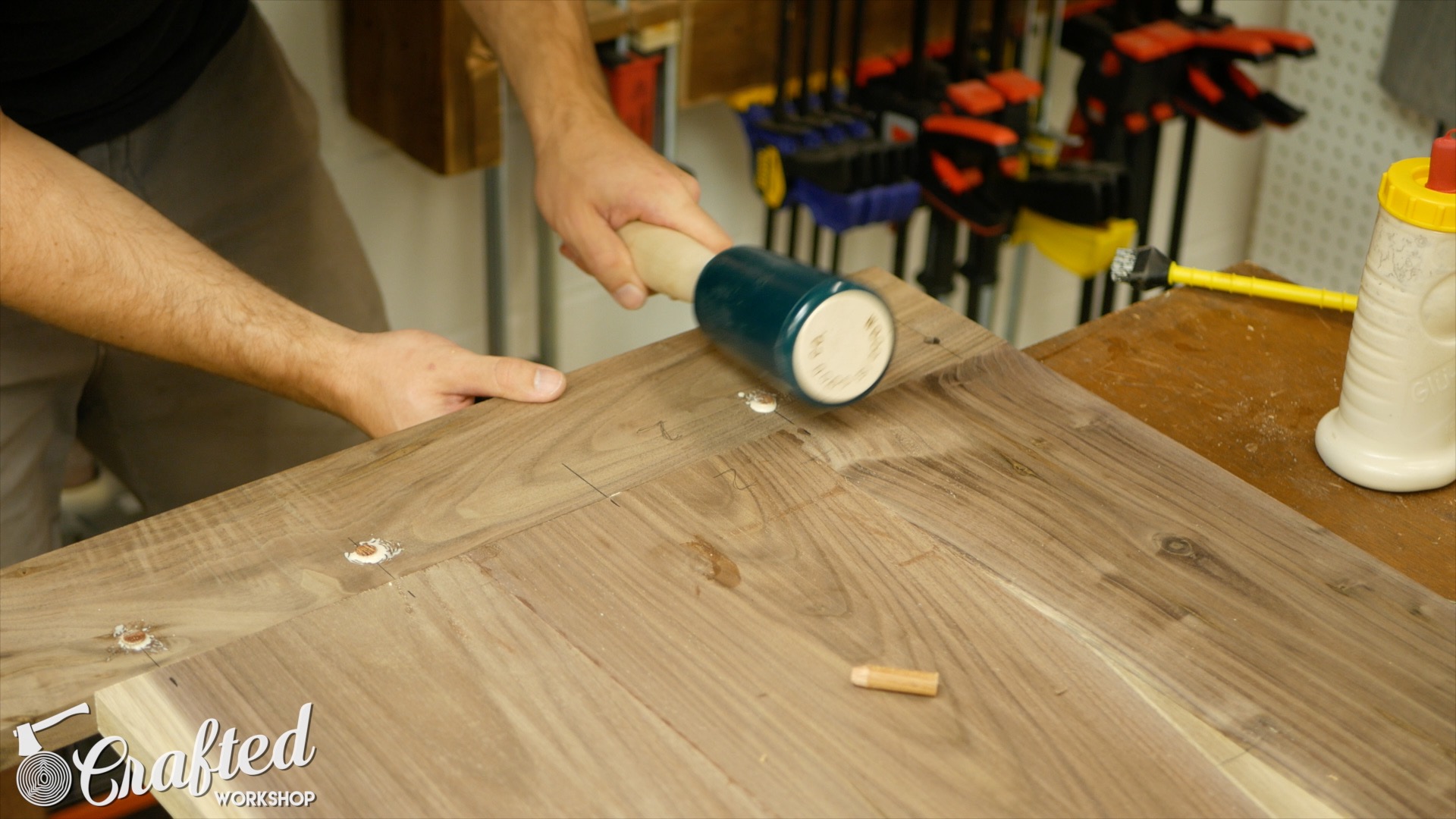 Crafted Workshop Walnut and Steel Conference Dining Table 13.jpg