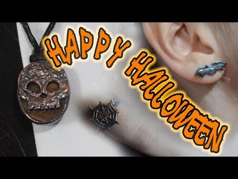 Crafting Halloween 3D Printed Electroformed Jewelry