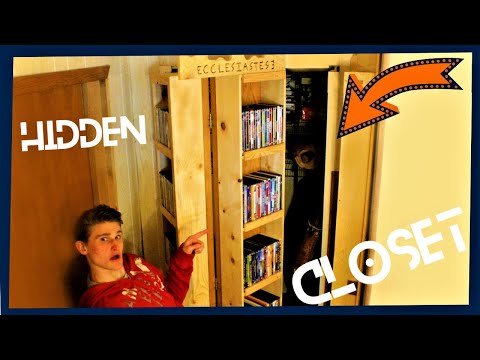 Crafting the SECRET Bi-Folding Bookcase (DVD Rack)!