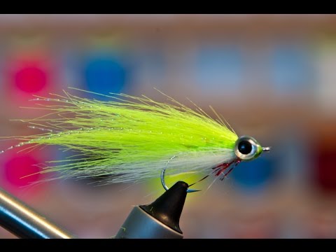 Crafty Reversed Minnow - Streamer Fly Tying Tutorial - Underwater Footage!