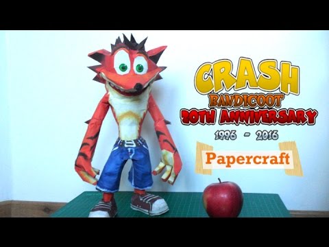 Crash Bandicoot Special 20th Anniversary Papercraft!