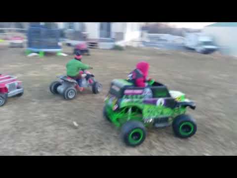 Crazy Fast Grave Digger Power Wheels - Modified 24v!