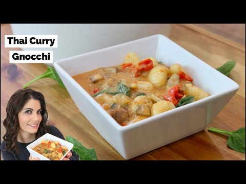 Creamy Coconut Thai Curry Gnocchi | Dairy Free