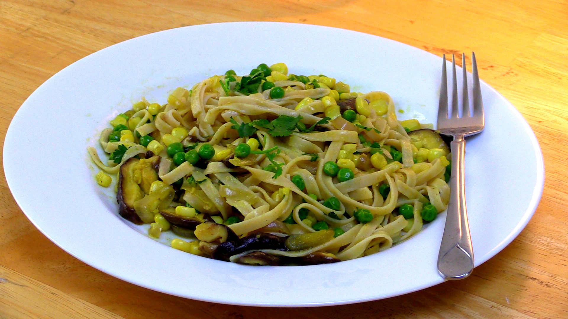 Creamy Fettucine With Curried Mushrooms &amp; Corn Final 01.jpg