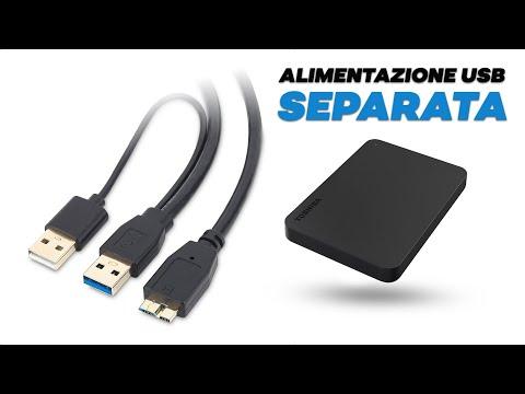 Creare Uno Splitter USB per Alimentazione + Dati per alimentare un Hark Disk Esterno, esternamente