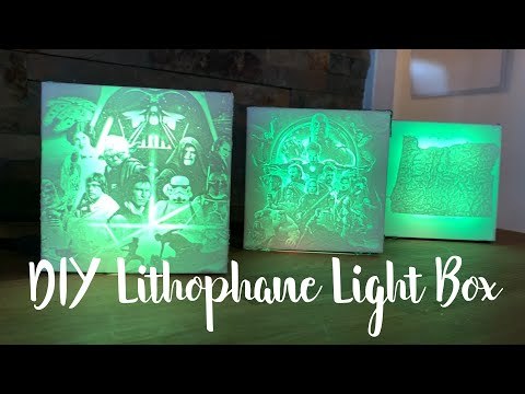 Create Your Own Light Up Art! || Lithophane Light Box || DIY Project #2