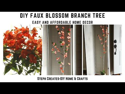 Create a DIY Faux Blossom Branch Tree: Easy and Affordable Home Decor