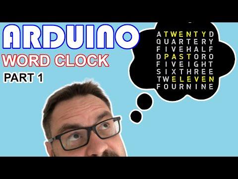 Creating Arduino Wordclock Part 1 - Concept and Design