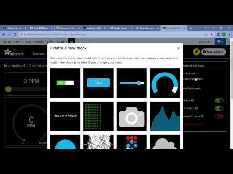 Creating a Dashboard in Adafruit IO