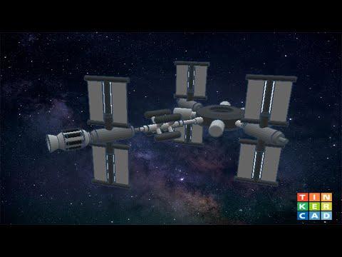 Creating a Space Station with Tinkercad Code blocks|| Timelapse||