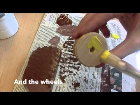 Creating a wooden toy