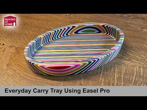 Creating an Everyday Carry Tray Using Easel Pro and Dyed Veneer