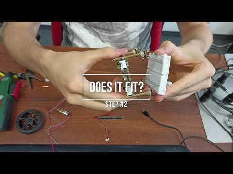 Creating your Balancing Bot with RoboHeart: Step #2: Does it Fit?