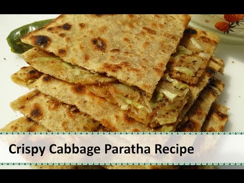 Crispy Cabbage Paratha | Pattagobi Paratha Recipe by Heallthy Kadai