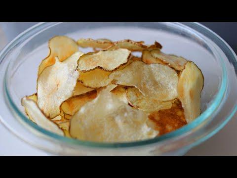 Crispy Microwave Potato Chips