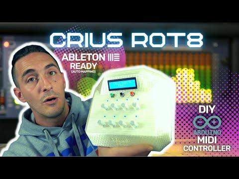 Crius Rot8 rev1.1 - DIY ABLETON READY Arduino Midi Controller