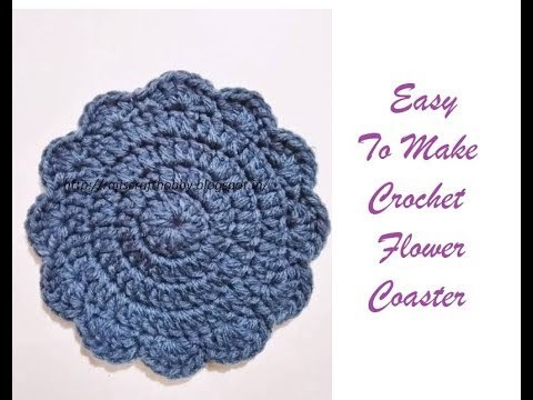 Crochet Flower Coaster