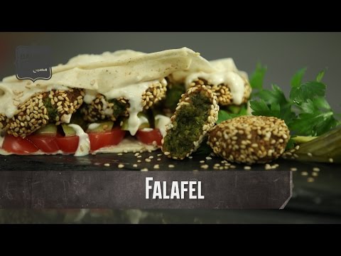 Crunchy Green Falafel &amp;amp; Tahini Sauce