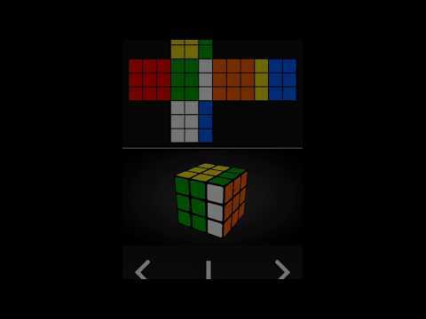 CubeX Android app solving a rubix cube