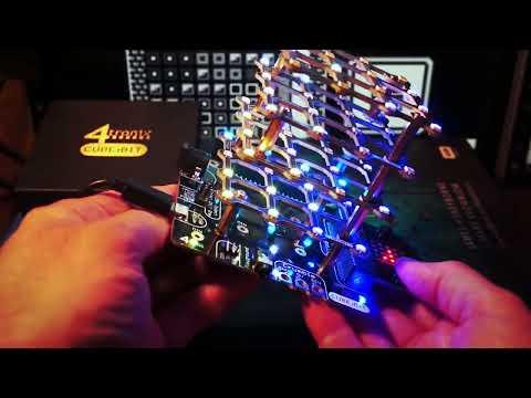 Cubetris on the 4tronix Cube:Bit using the micro:bit V2 and MakeCode