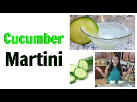 Cucumber Martini: With Fresh Cucumber &amp;amp; Titos Vodka | Cait Straight Up