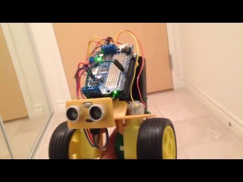 CupBot - Arduino Uno obstacle avoiding bot