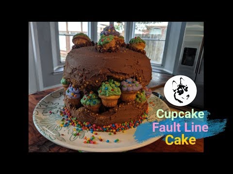 Cupcake FAULT LINE CAKE StewieWorks