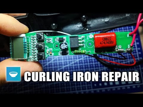 Curling iron repair - Thyristor diagnosis and replacement - Healing Bench #10