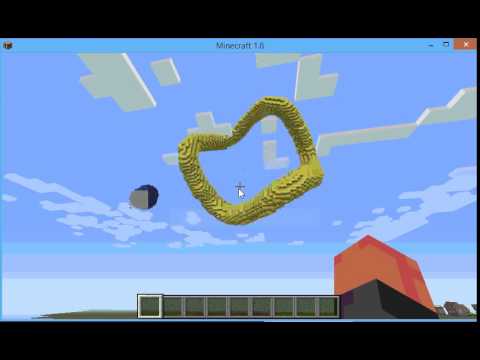 Curves and knots with Python and Minecraft