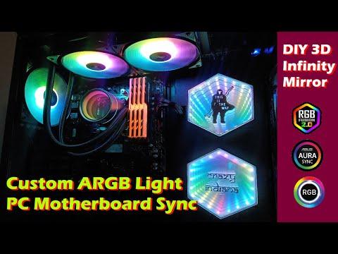 Custom ARGB Led Light PC 3D infinity Mirror