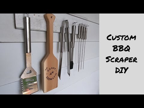 Custom BBQ Scraper Using Scrap Wood