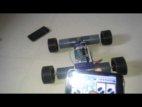 Custom Build 4wd Bluetooth rc robot using PVC