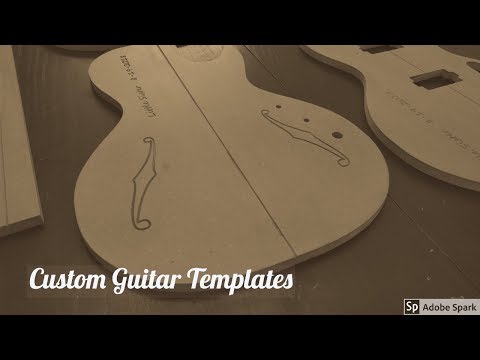 Custom Cut Guitar Router Templates