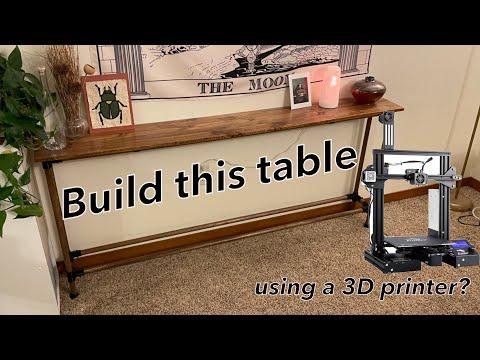 Customizable 3D Printed Furniture - 3D Printing Furniture on an Ender 3