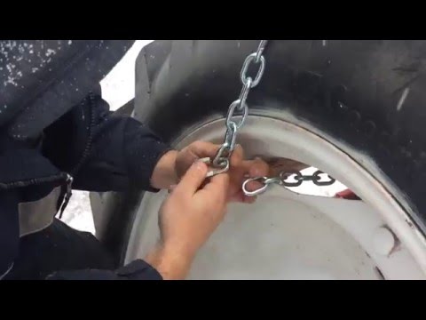 Customized Snow Chains for Tractor | HomeSteadHow.com