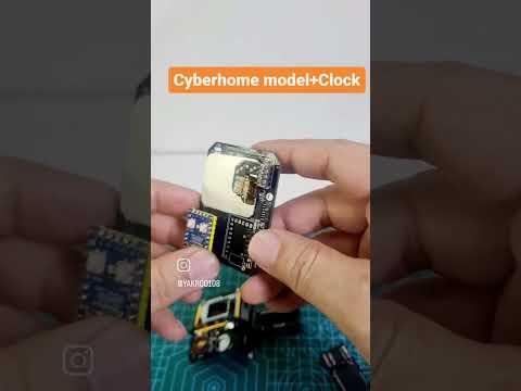 CyberHome &amp; Clock RTC #cyberpunk #clocks #diytutorial #diy #gadgets #python #rp2040