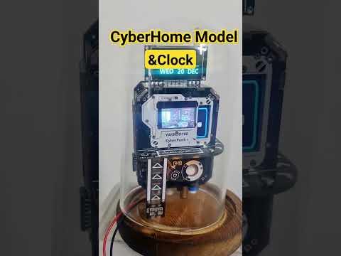 CyberHome &amp; Clock RTC 3 #cyberpunk #clocks #diytutorial #diy #diyprojects #gadgets #rp2040 วันปีใหม่