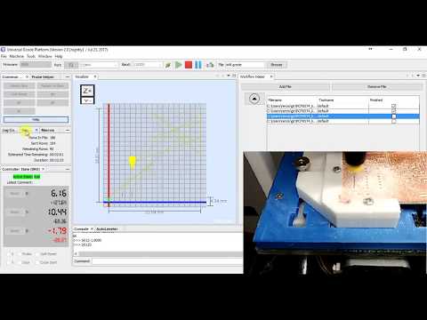 Cyclone PCB Factory test milling PCB (Dilling)