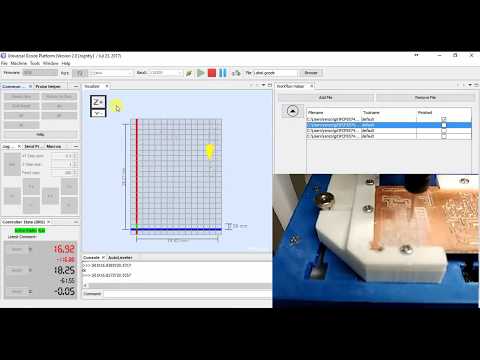 Cyclone PCB Factory test milling PCB (Label)