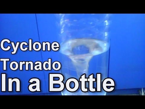 Cyclone Tornado in a Bottle-Cool Science Experiment