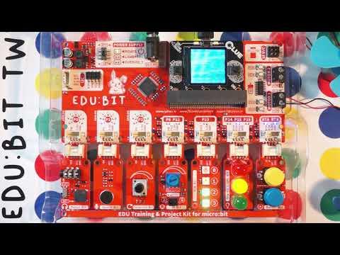 Cytron Edu:bit with Adafruit CLUE - audio spectrogram